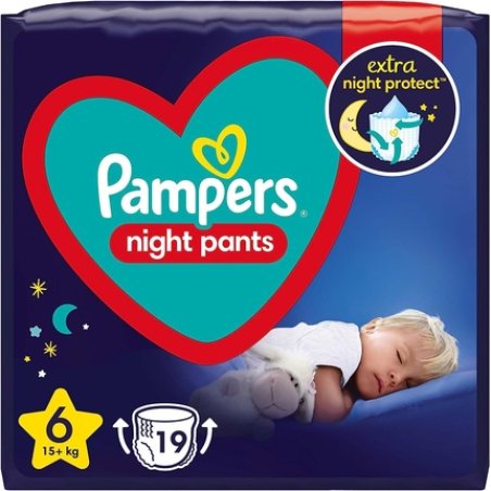 Pampers Night Pants Diapers Size 6 19 Pieces 15kg 