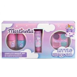 Martinelia Makeup Complete Set Little Unicorn with Nail Polish, Lip Gloss, and Eyeshadow