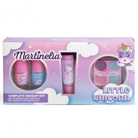 Martinelia Makeup Complete Set Little Unicorn with Nail Polish, Lip Gloss, and Eyeshadow