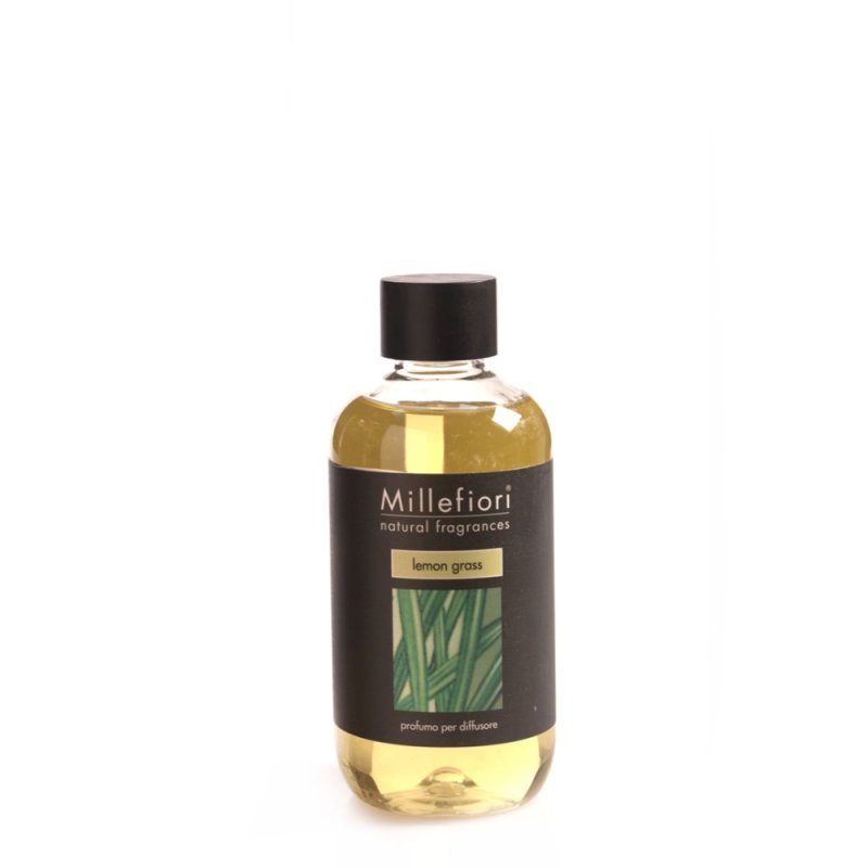 Millefiori Refill For Stick Diffuser 250ml Lemon Grass Lemon Grass 250 Ml