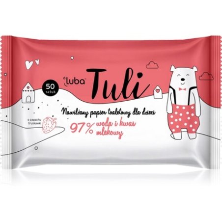 LUBA Toilet Paper for Children with Aloe and Lactic Acid 50 Sheets
