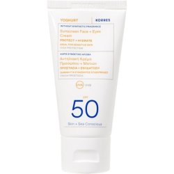 KORRES YOGHURT Unscented Face Eyes Gel-Cream SPF50 50ml