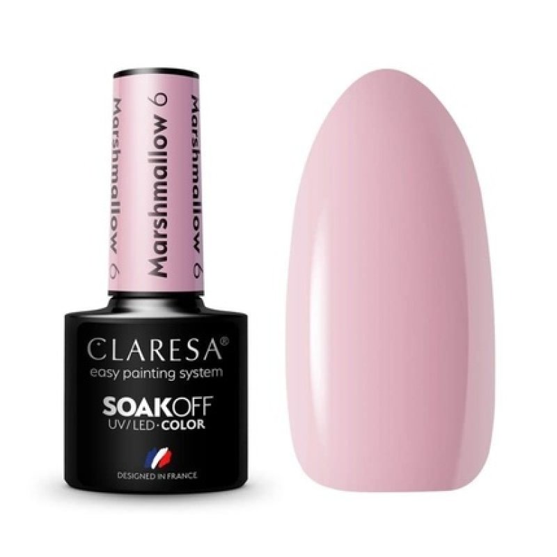 Claresa Marshmallow UV Nail Polish 5ml - Pack of 6