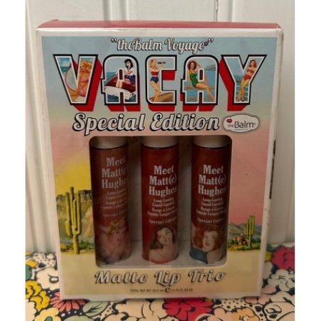 theBalm Meet Matt(e) Hughes 3 Lipstick Set Charismatic Persistent Adventurous