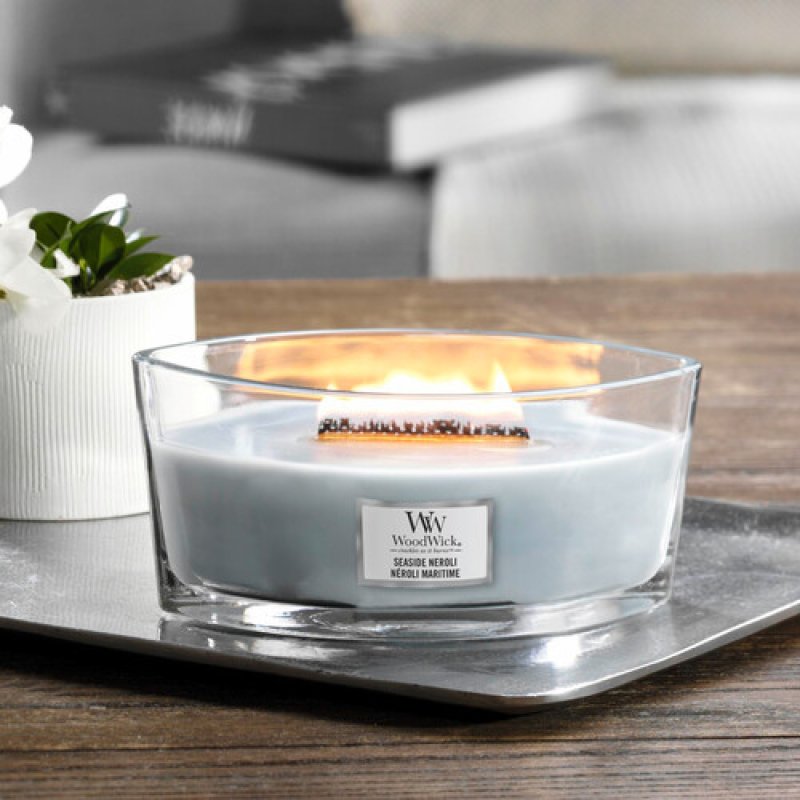 WoodWick Seaside Neroli wax candle Other Blue 1 pc(s)