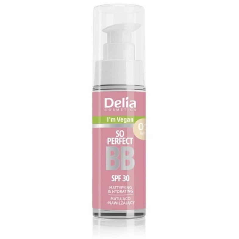 Delia Cosmetics So Perfect BB Cream Light SPF 30 30ml