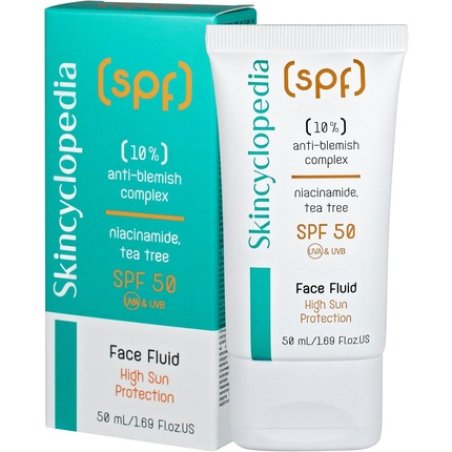 Skincyclopedia SPF 50 Face Sunscreen Fluid with 10% Anti-Blemish Complex 50ml