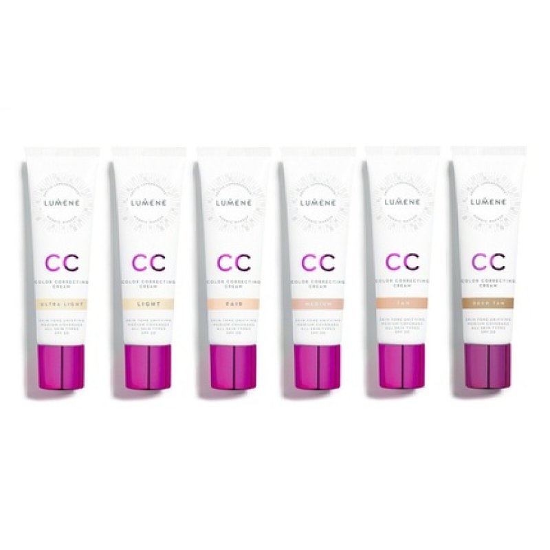 Lumene CC Cream 6-in-1 Semi-Matte SPF20 Vegan - New