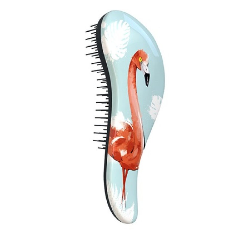 Hair Brush with Flamingo Handle