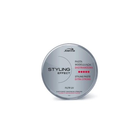 Joanna Styling Effect Modelling Hair Paste Extra Strong 90g with UV Filter
