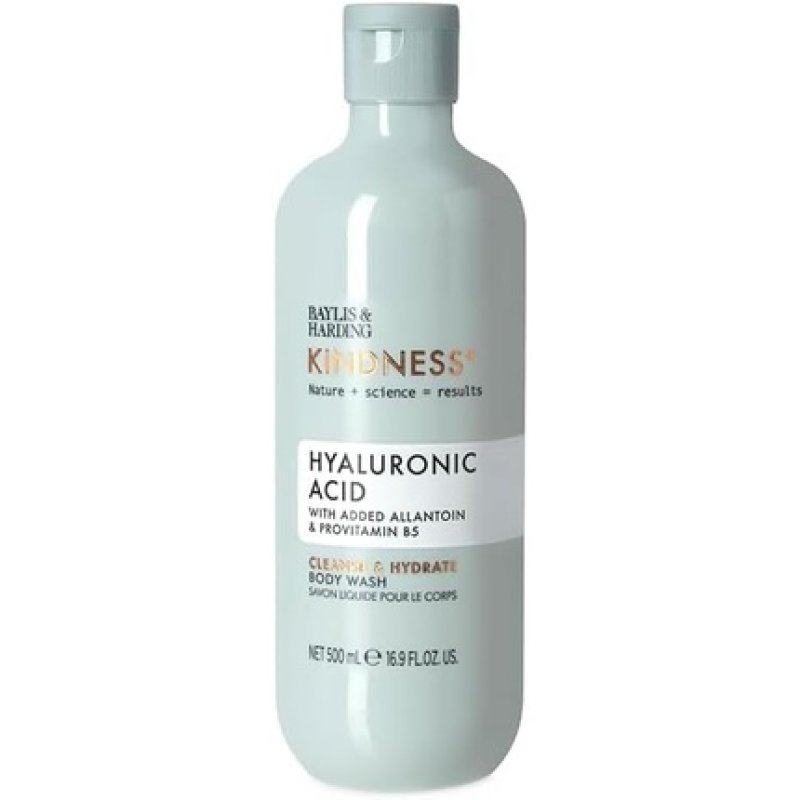 Baylis & Harding Kindness Hyaluronic Acid Cleanse & Hydrate Luxury Body Wash 500ml Vegan