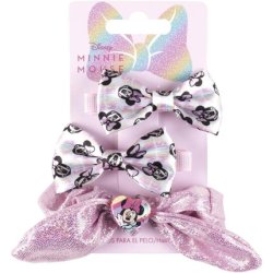 Minnie Mouse Hair Accessories Pink Pack of 3