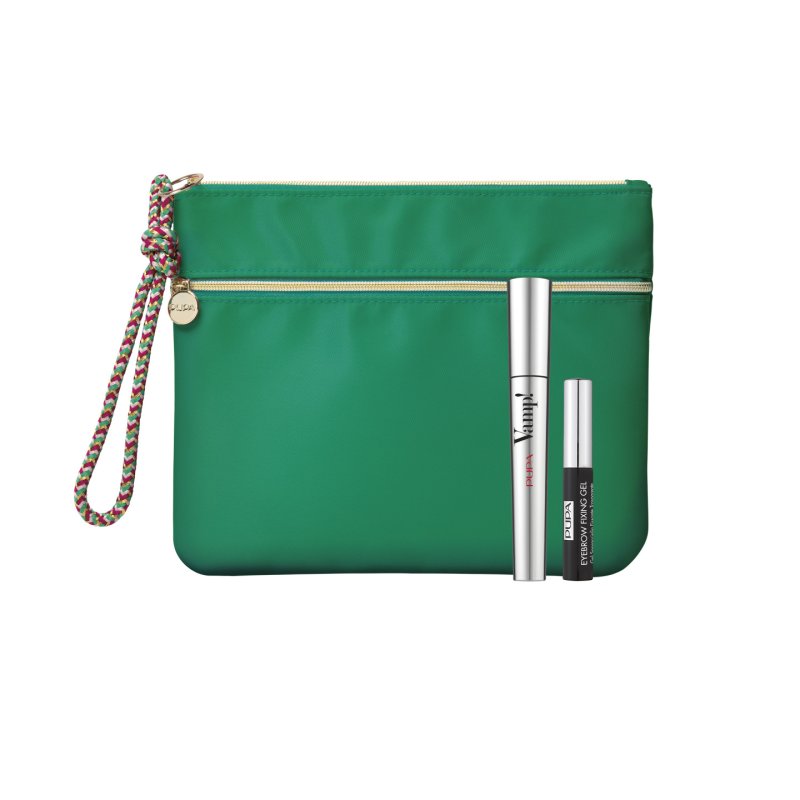 PUPA Milano Kit Vamp! Mascara & Eyebrow Fixing Gel Vamp! 100 – extra Black 9ml/Eyebrow Fixing Gel 4ml