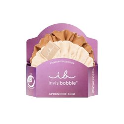 Hair band Sprunchie Slim Premium Creme de Caramel 2 pieces