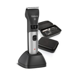 Valera Swiss Excellence Top Hair Clipper with 46mm Durablade Blades 5 Cutting Lengths 6 Attachment Combs Cordless