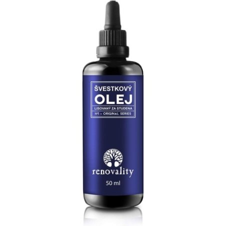 Renovalita Cold Pressed Plum Oil 50ml Made in the Czech Republic