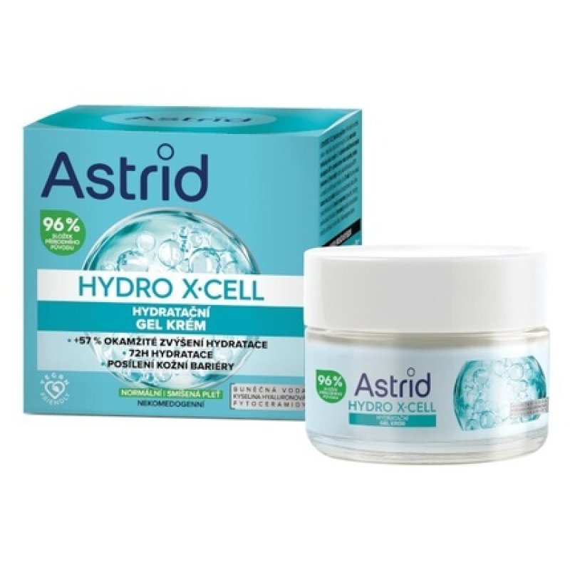 Hydrating Gel Cream for Normal to Combination Skin Hydro X-Cell 50 ml