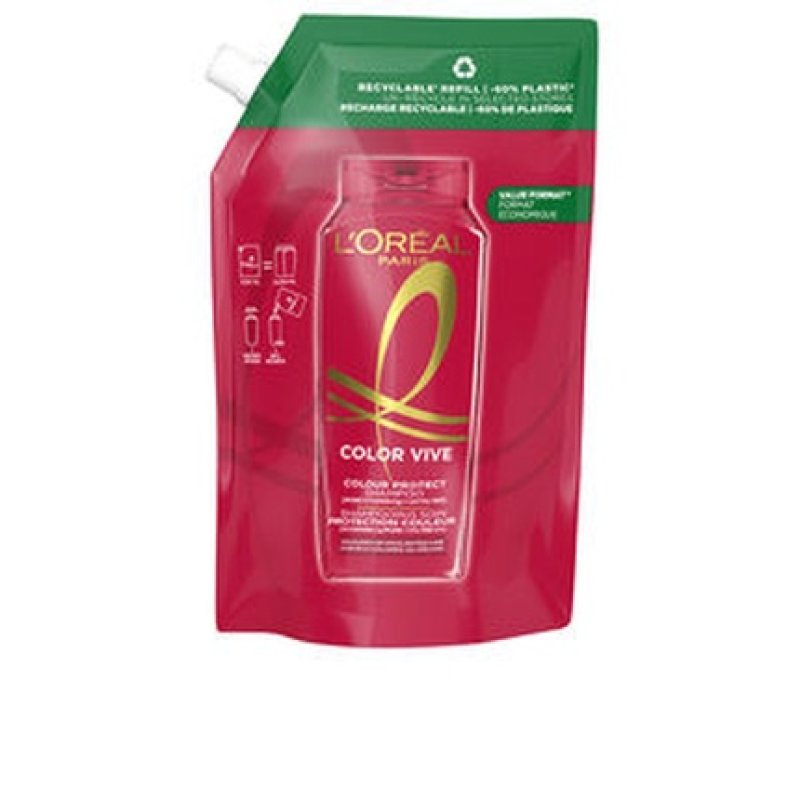 L'Oreal Elvive Color-Vive Protective Shampoo Refill Eco Pack 500 Ml