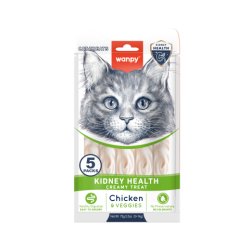 wanpy - Wanpy Cat Functional Creamy Lickable Treat Kidney Health Chicken & Veggies 70g (5x14g) - 70g (5x14g)