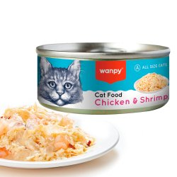 wanpy - Wanpy Cat Canned Food Chicken & Shrimp 95g - 95g