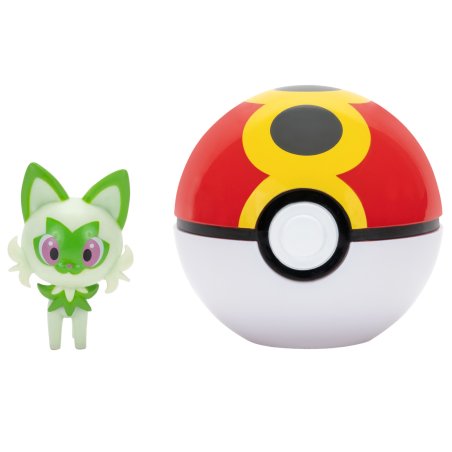 Pokémon - Clip N Go Sprigatito with Repeat Ball - (PKW4151)