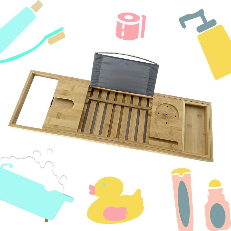Mad Monkey 2000113 bathtub tray Wood Bamboo