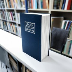 Mad Monkey Bücher Tresor Coffre-fort portable Bleu