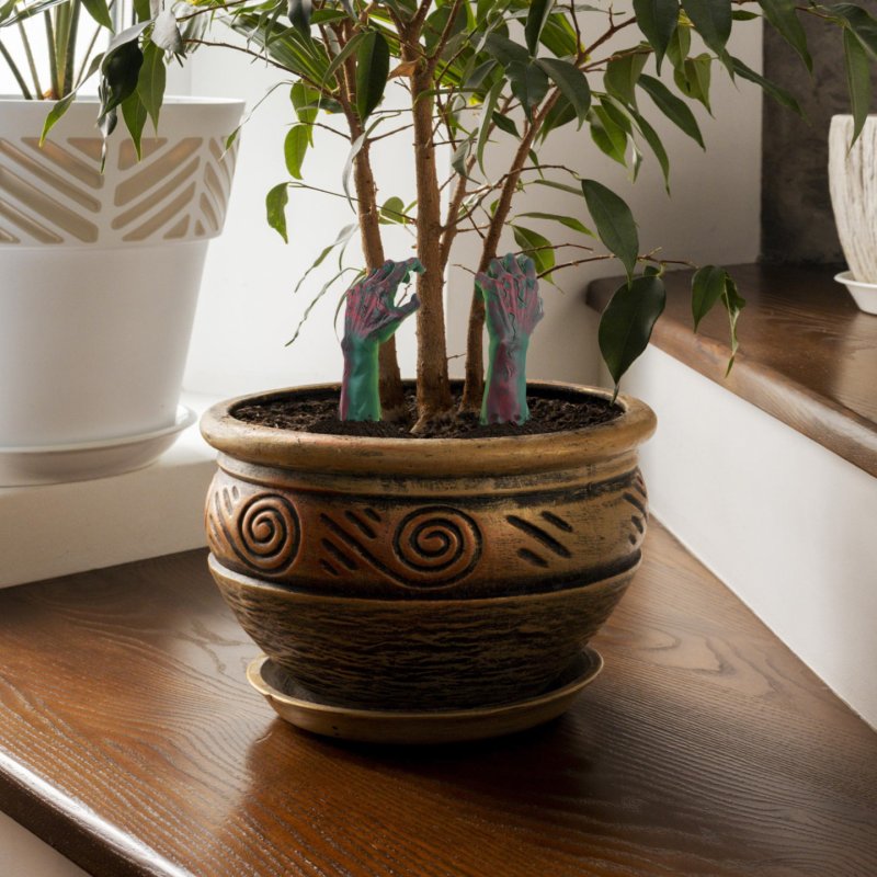 Mad Monkey 2000049 statue et figurine décorative Vert, Rouge Plastique