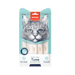 wanpy - Wanpy Cat Creamy Lickable Treat - Tuna & Codfish 70g (5x14g) - 70g (5x14g)
