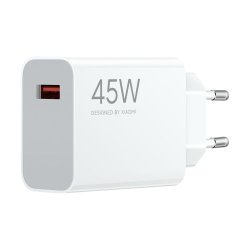 Xiaomi Travel Charger Turbo Power Adapter Type-A 45W White EU BHR07SLEU
