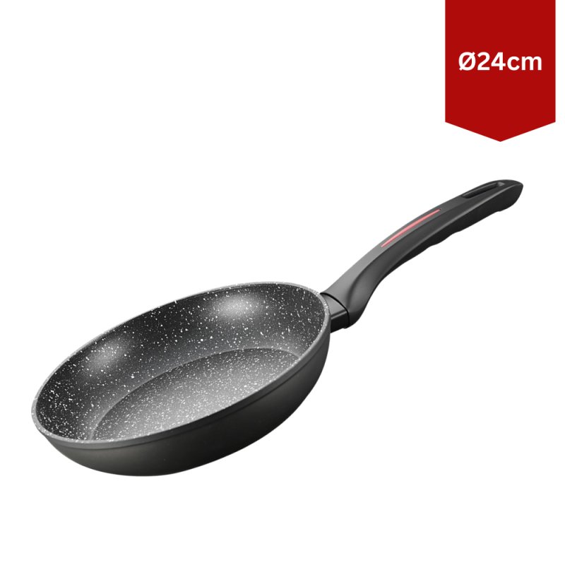 Royalty Line RL-FFN24: Marble Coated Frying Pan - 24cm