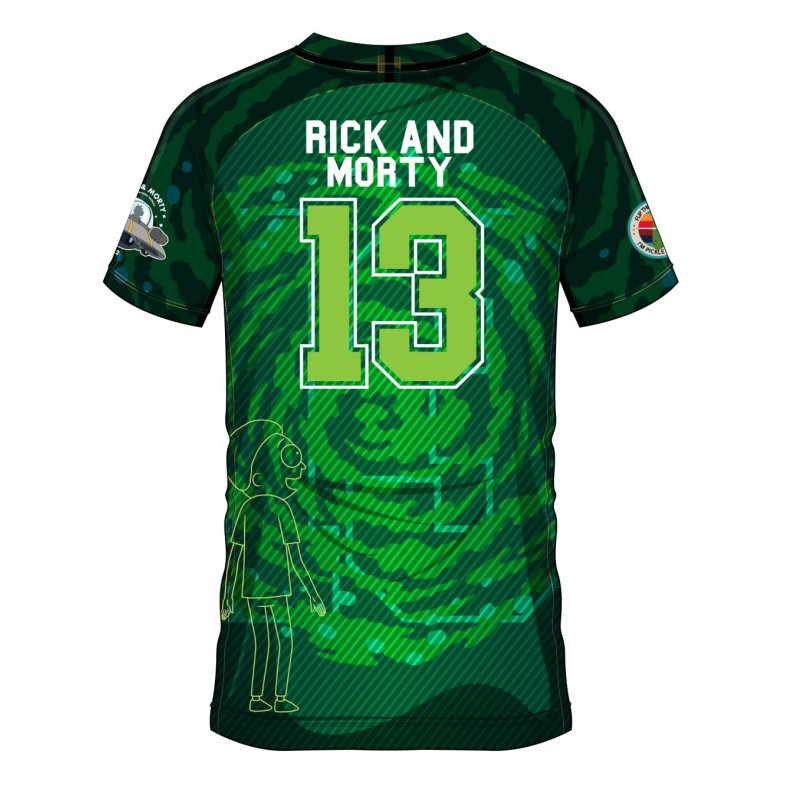 RICK & MORTY - Rick & Morty 13 - Maillot de Foot Homme (XXL)