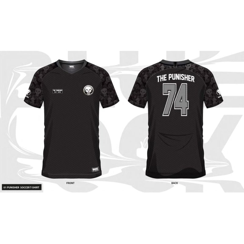 MARVEL - The Punisher 74 - Maillot de Foot Homme (L)