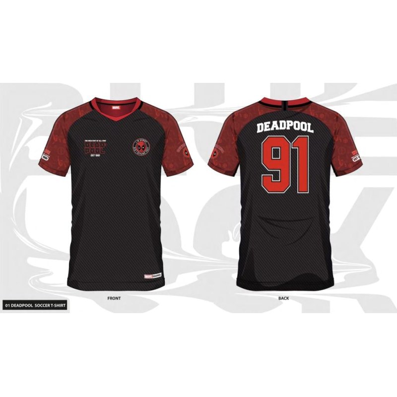 MARVEL - Deadpool 91 - Maillot de Foot Homme (S)