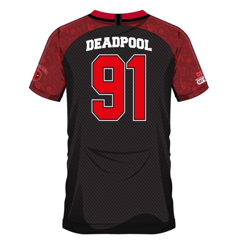 MARVEL - Deadpool 91 - Maillot de Foot Homme (S)
