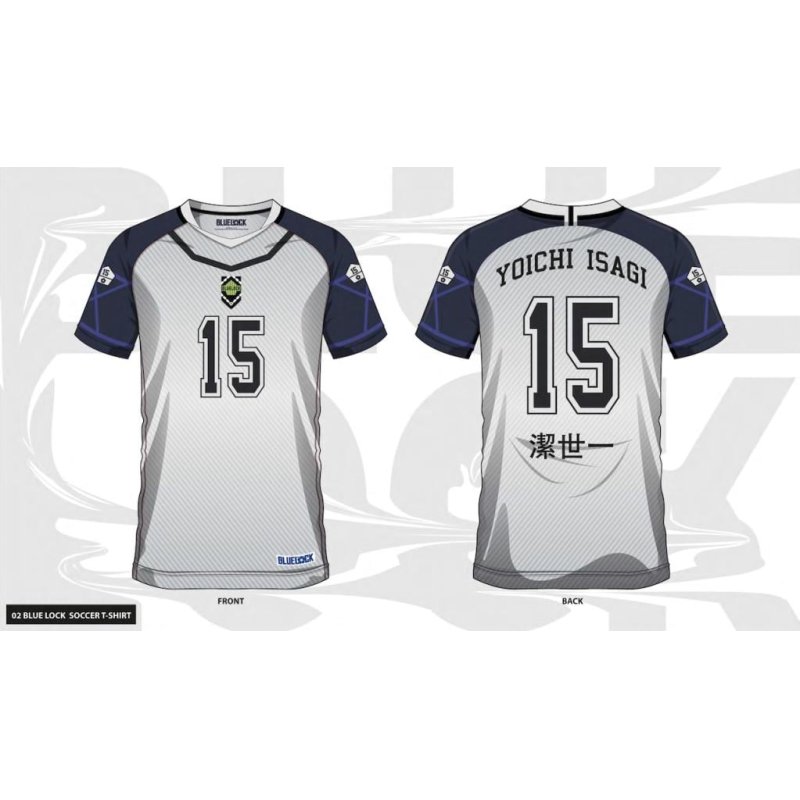 BLUE LOCK - Yoichi Isagi 15 - Maillot de Foot Homme (XXL)