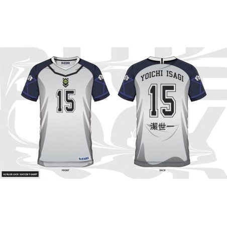 BLUE LOCK - Yoichi Isagi 15 - Maillot de Foot Homme (L)