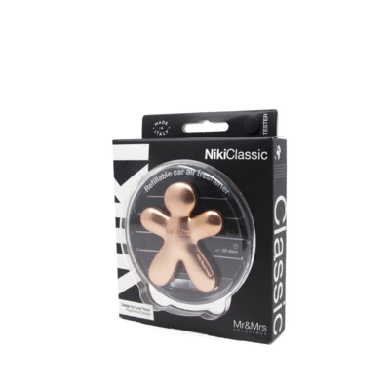 Mr & Mrs Fragranance Car Air Freshener, Niki, Classic, Mother Of Pearl, Cedar Wood