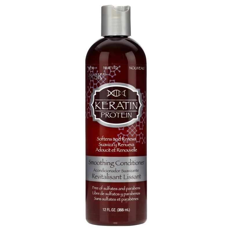 Hask Keratin Protein Smoothing Conditioner Softens & Renews, 355ml