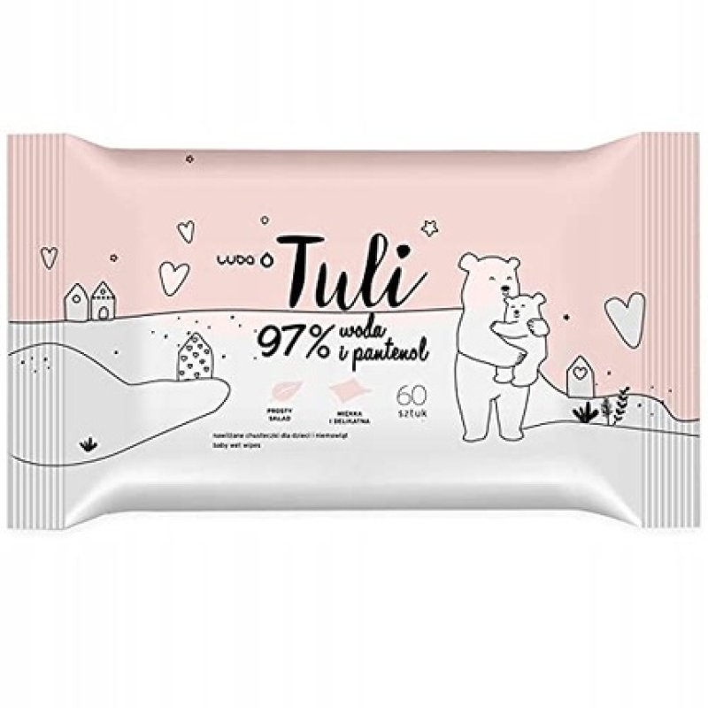Tuli Moist Baby And Child Wipes 97% Water And Panthenol 60st