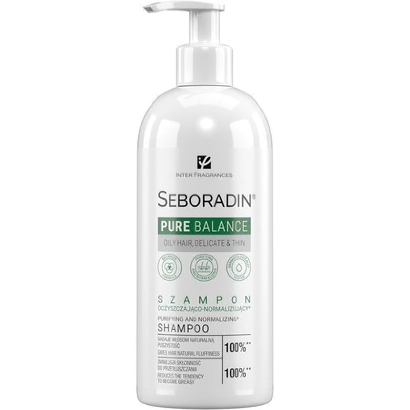Seboradin Shampoo for Thin Fine Hair Prone to Greasiness - Moisturizing and Volumizing