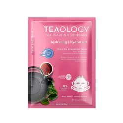 Teaology Face and Neck Peach Tea Hyaluronic Mask 21ml