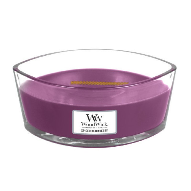 Woodwick Medium Hourglass Scented Candle With Crackling Wick, Black