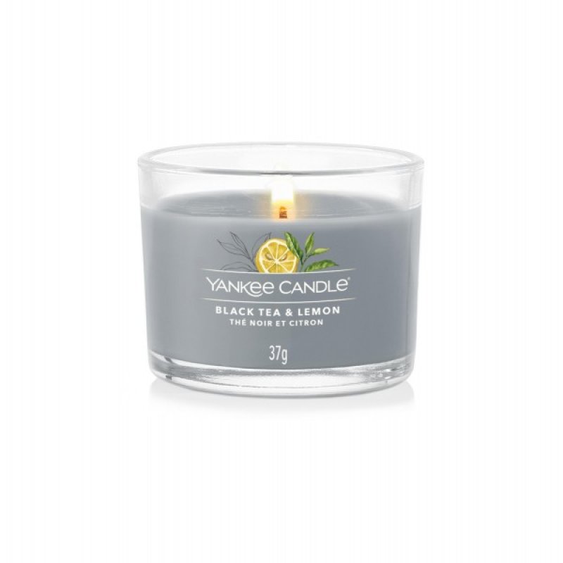 Yankee Candle Black Tea & Lemon Glass Votive 37g