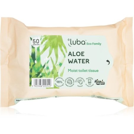 LUBA Eco Family Moisturizing Toilet Paper with Aloe Water - 50 Sheets