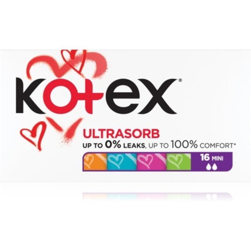 Kotex U-Sorb Mini 16 Tampons