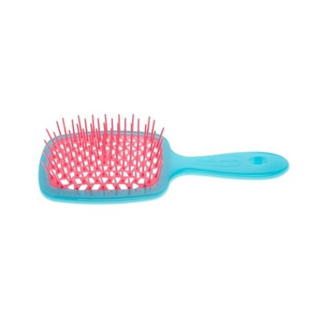 Janeke Bicolor Superbrush Blue/Pink Detangles Gently