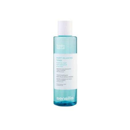 Sensilis Purify Balancing Toner Cleansing Face Tonic for Oily and Combination Skin with Zinc and Flaxseed 200ml