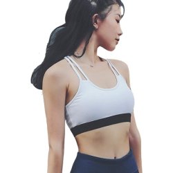 Lfives-Cl Yoga Workout Bra For Women, Sports Bra, Double Shoulder Strap, Criss