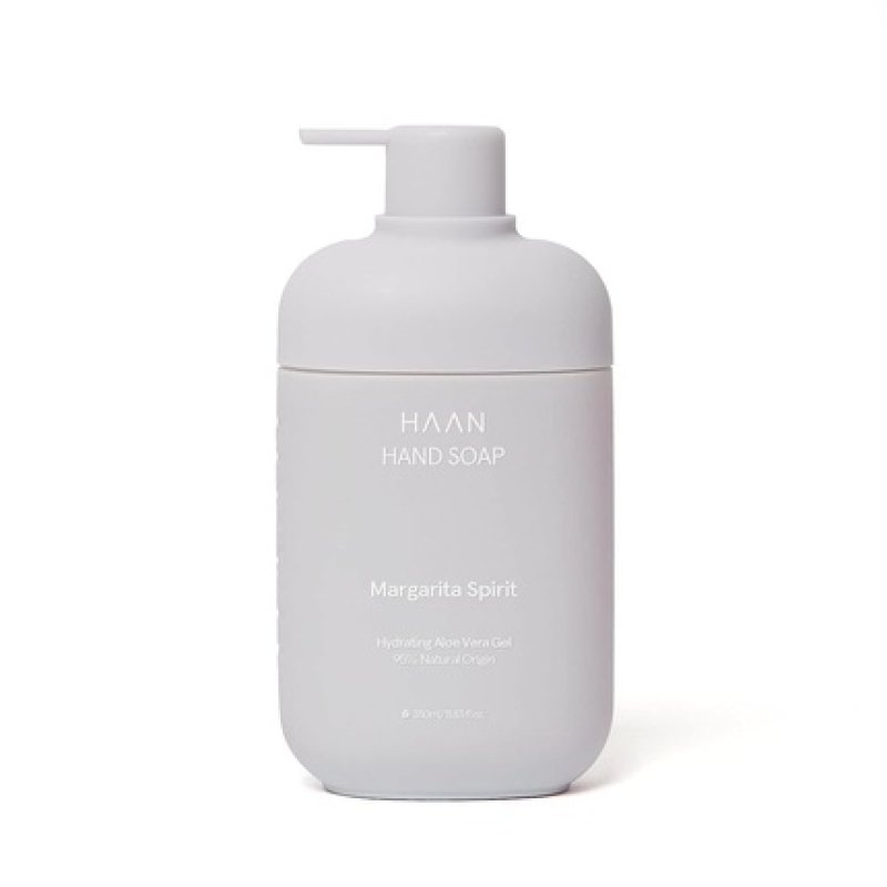 HAAN Rechargeable Moisturizing Hand Soap with 95% Natural Ingredients Aloe Vera and Prebiotics Margarita Spirit